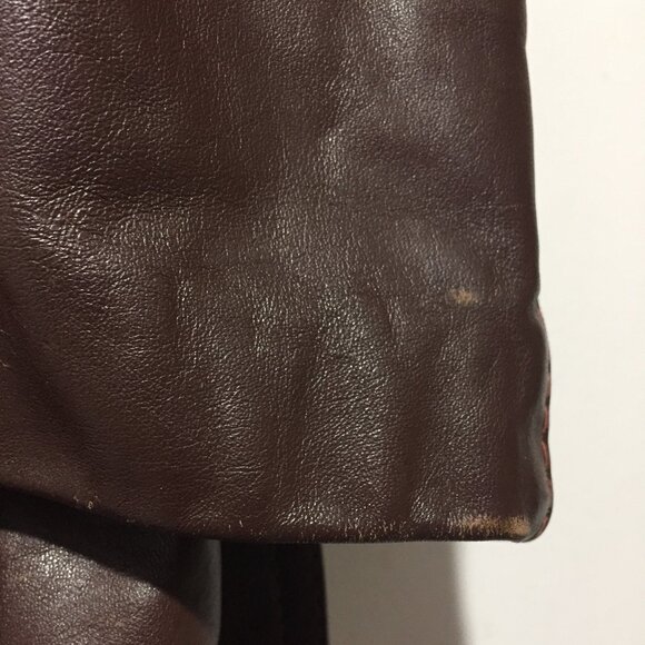 VINTAGE CUBALAN BELTED LEATHER JACKETS SIZE 10 - Picture 11 of 15